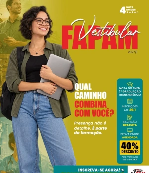 Escolher uma graduação pode começar por uma pergunta simples: o que você gosta de fazer, aprender e construir?  Não precisa ter todas as respostas hoje. Conhecer os cursos e conversar sobre suas possibilidades já é um primeiro passo. Na FAPAM, essa descoberta continua em encontros reais, todos os dias.  Conta aqui: qual área combina mais com você?  #SeuFuturo #FAPAM