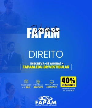 Direito é para quem gosta de perguntar, investigar e sustentar ideias com argumentos.  O curso abre espaço para estudar as leis e refletir sobre como elas se relacionam com a vida em sociedade. Essa conversa cresce quando você está presente, junto de professores e colegas.  Conheça Direito na FAPAM. Inscrição gratuita em fapam.edu.br/vestibular.  #Direito #VestibularFAPAM #FaculdadePresencial #ParáDeMinas