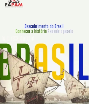 O Descobrimento do Brasil é um marco importante para compreendermos a formação da nossa sociedade.  Mais do que uma data histórica, é um momento para refletir sobre os impactos sociais, culturais e jurídicos que moldaram o país ao longo dos anos.  Conhecer o passado é essencial para construir um futuro melhor.   #DescobrimentoDoBrasil #História #Sociedade #Cidadania #FAPAM