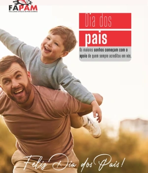 💙 Neste Dia dos Pais, homenageamos aqueles que incentivam, apoiam e caminham ao lado de cada conquista.  Feliz Dia dos Pais a todos que inspiram seus filhos a sonhar, crescer e transformar o futuro.  #Fapam #DiaDosPais
