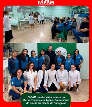 📍Visita Técnica Especial na FAPAM!  Recebemos com alegria, no dia 04/06, o Professor Marcelo e as alunas do Curso Técnico em Agente Comunitário de Saúde, de Papagaios! 🩺✨  Durante a visita, participaram de uma mini palestra sobre RCP e OVACE no nosso laboratório de semiologia e puderam colocar a teoria em prática com nossos simuladores realísticos. Um momento de troca de conhecimentos e experiências! 🤝💡  Sejam sempre bem-vindos à FAPAM! 💙  #FAPAM #VisitaTécnica #Saúde #RCP #OVACE #Educação #Papagaios #LaboratóriosFAPAM #AgenteDeSaúde #EnsinoNaPrática