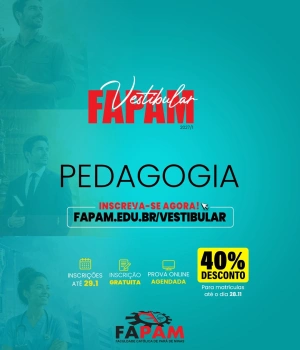 Você já pensou em como alguém aprende? Pedagogia é um convite a estudar essa pergunta e participar da construção de caminhos para a educação.  Na FAPAM, a graduação cria espaço para conversar, trocar experiências e desenvolver seu olhar com professores e colegas.  Conheça Pedagogia e faça sua inscrição gratuita: fapam.edu.br/vestibular.  #Pedagogia #VestibularFAPAM #ParáDeMinas