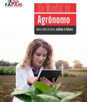 🌱 Do campo para a mesa, existe conhecimento, tecnologia, planejamento e muito trabalho.  Neste Dia Mundial do Agrônomo, a FAPAM homenageia os profissionais que contribuem para uma produção mais eficiente, inovadora e sustentável.  🚜 Parabéns a todos os agrônomos!  #DiaDoAgrônomo #Agronegócio #Agro #FAPAM #Agricultura #ParáDeMinas